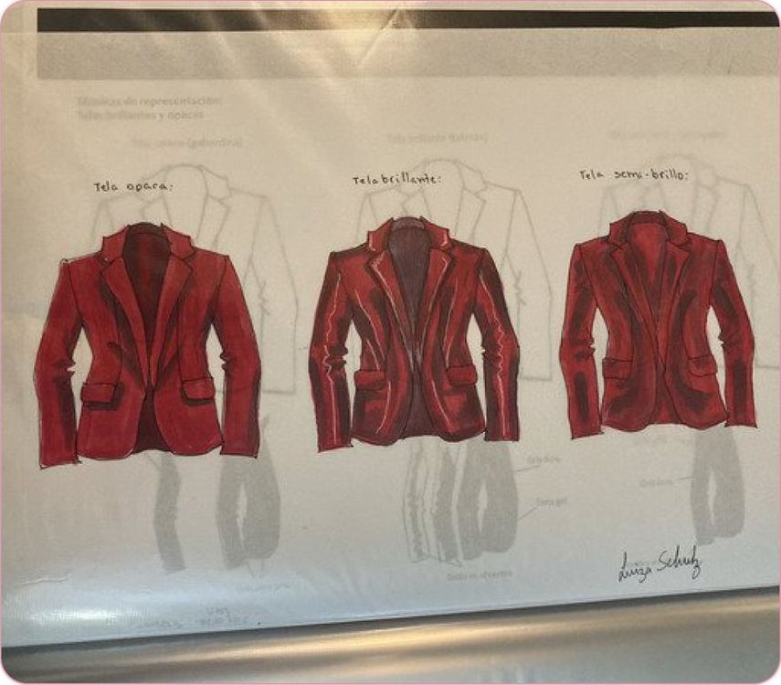 Jacket variations in red